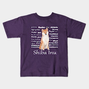 Shiba Inu Traits Kids T-Shirt